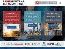 Tablet Screenshot of montanaironworks.com
